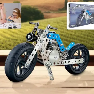 Metal Bike Creative Mechanical Construction Engineering Kit 140 Part of Bike Tool / 1 Set