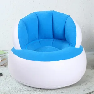 Kids inflatable sofa chair with backrest & Foot Air Pump with Hose