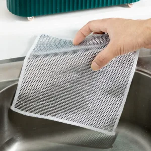 One-Sided Multipurpose Microfiber Cloths, Scrubber