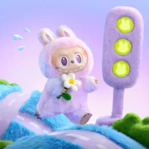 Plush Toy Cartoon Keychain with Hook Assorted Colorful Animal Design Have a Seat Vinyl Plush Blind Box – 1 Pc (Mix Design)